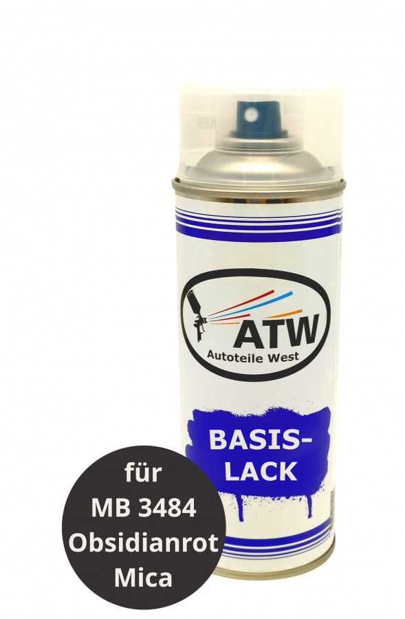 Autolack für MB 3484 Obsidianrot Mica